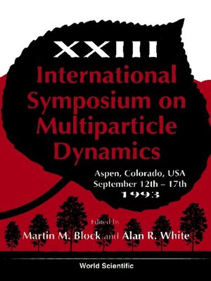 cover image of Multiparticle Dynamics--Proceedings of the Xxiii International Symposium